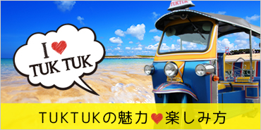トゥクトゥクレンタカー沖縄　tuktuk楽しみ方