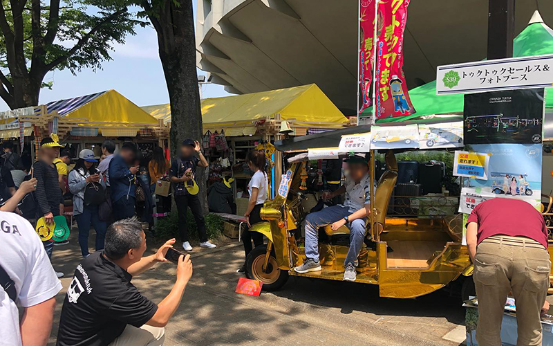 金TUK トゥクトゥクでイベント