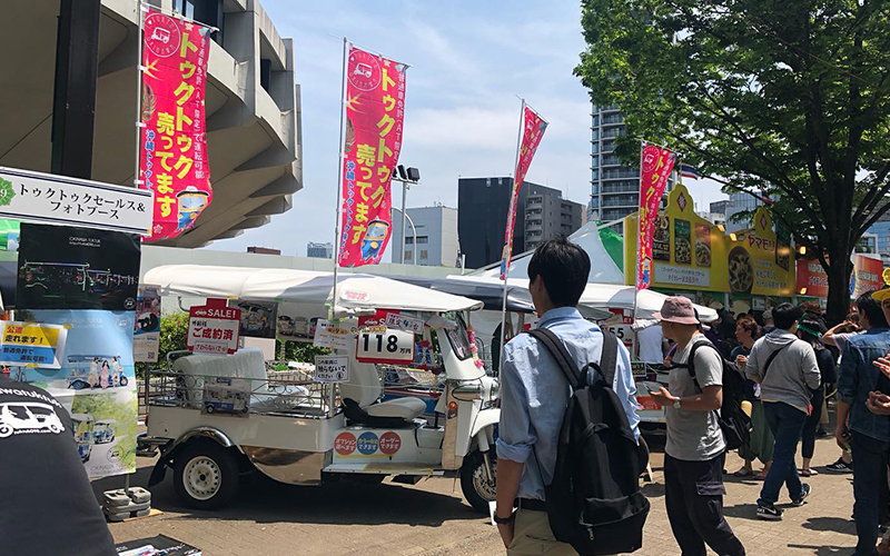 TUKTUKトゥクトゥクでイベント出展