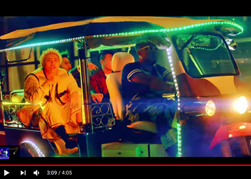 GENERATIONS from EXILE TRIBE様のMVでトゥクトゥク